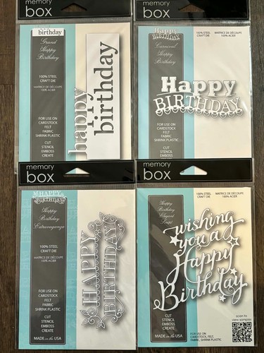 Memory box die new dies - die, set